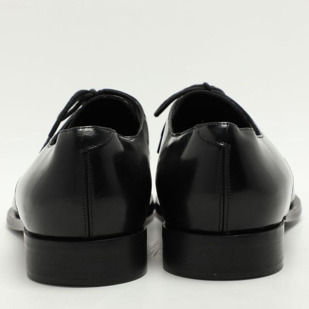 Balenciaga Black Leather Lace Up Derby Size 44 - Picture 5 of 7